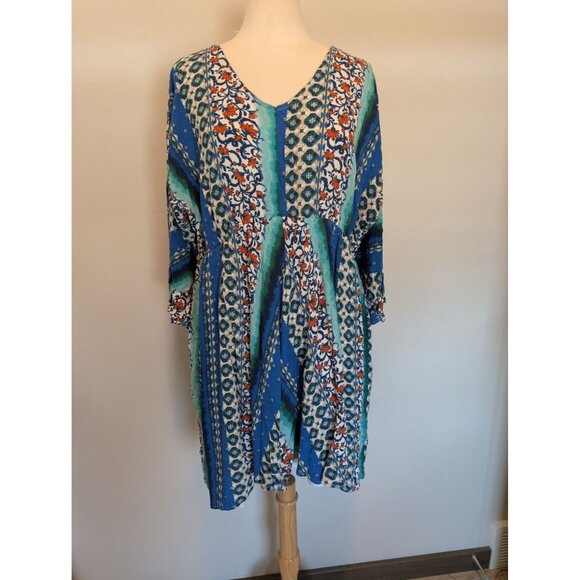 White Birch Plus size 3x Boho Tunic Dress - Picture 1 of 4